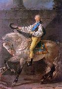 Jacques-Louis David Count Potocki oil